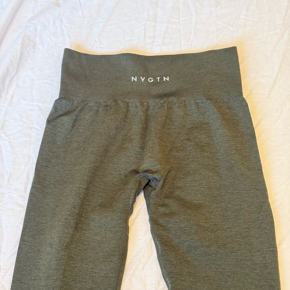 NVGTN Green Leggings High-Rise Seamless
